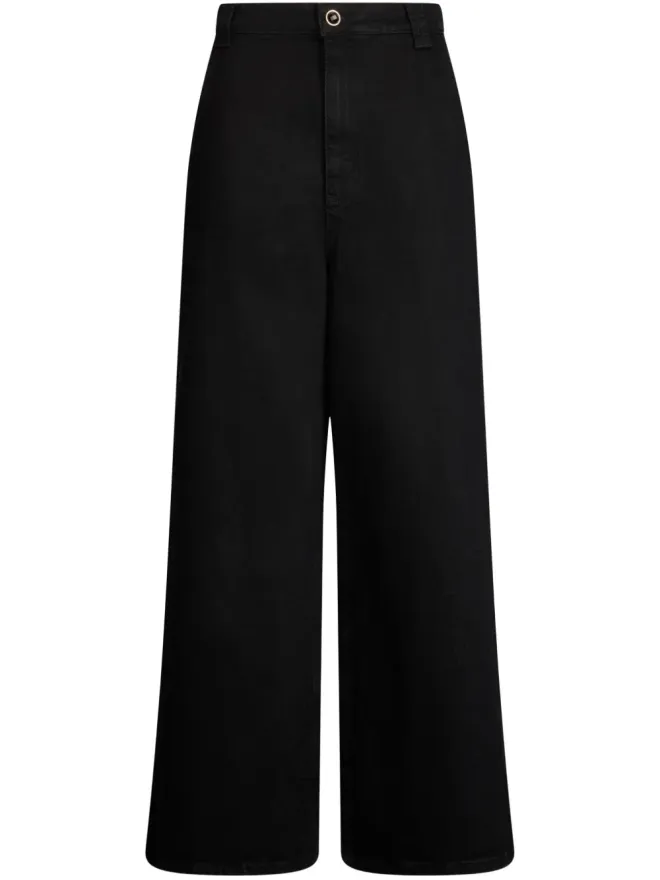 LIU JO LIU JO ワイドレッグジーンズ ブラックの商品画像