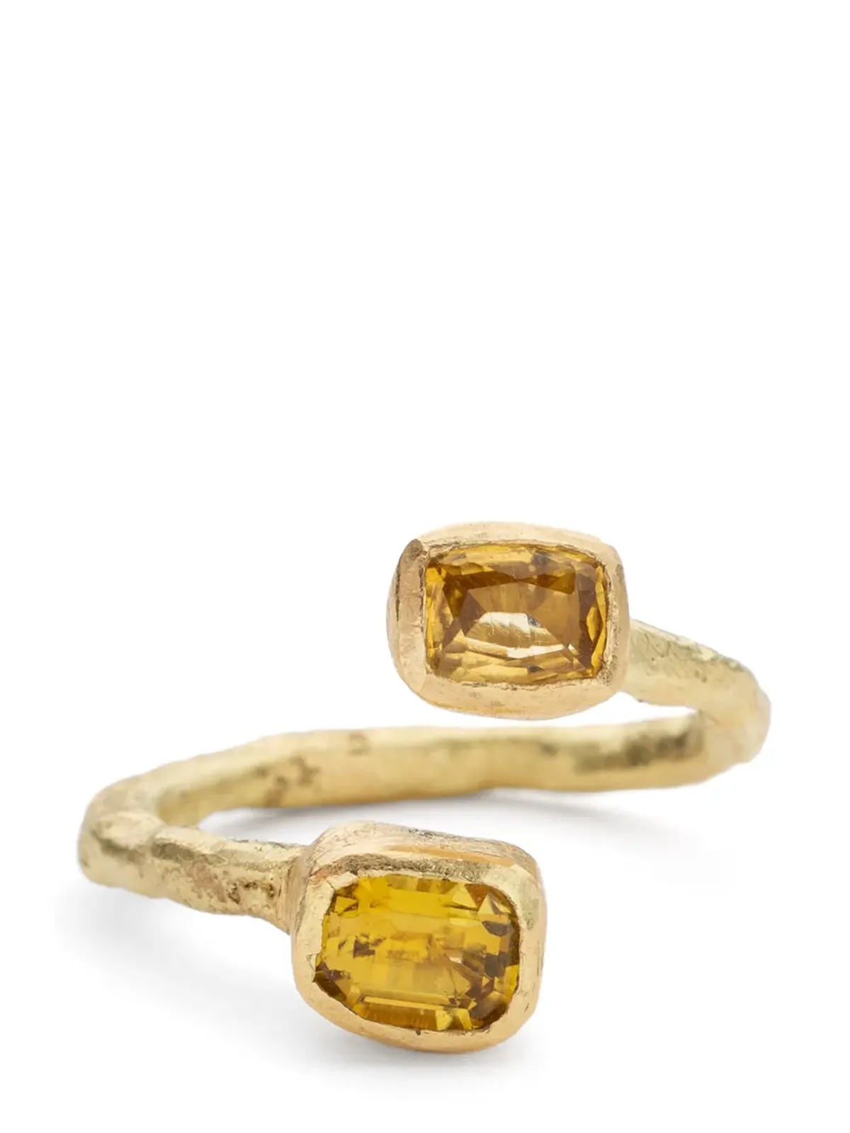 DISA ALLSOPP 18K イエローゴールド ダブルシトリンリング - 画像1