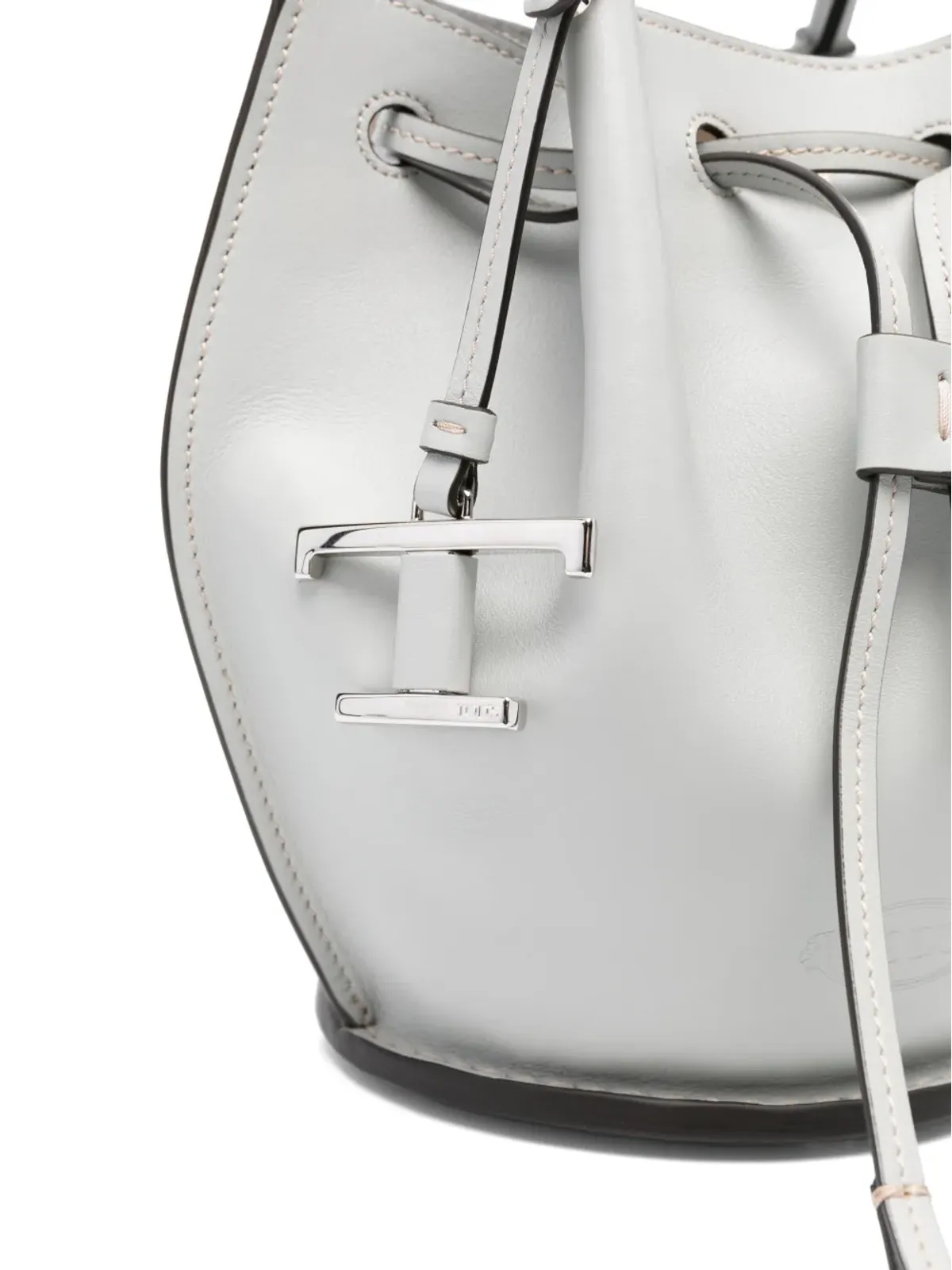 Tod's ミニ ロゴチャーム バケットバッグ - グレー - 画像4