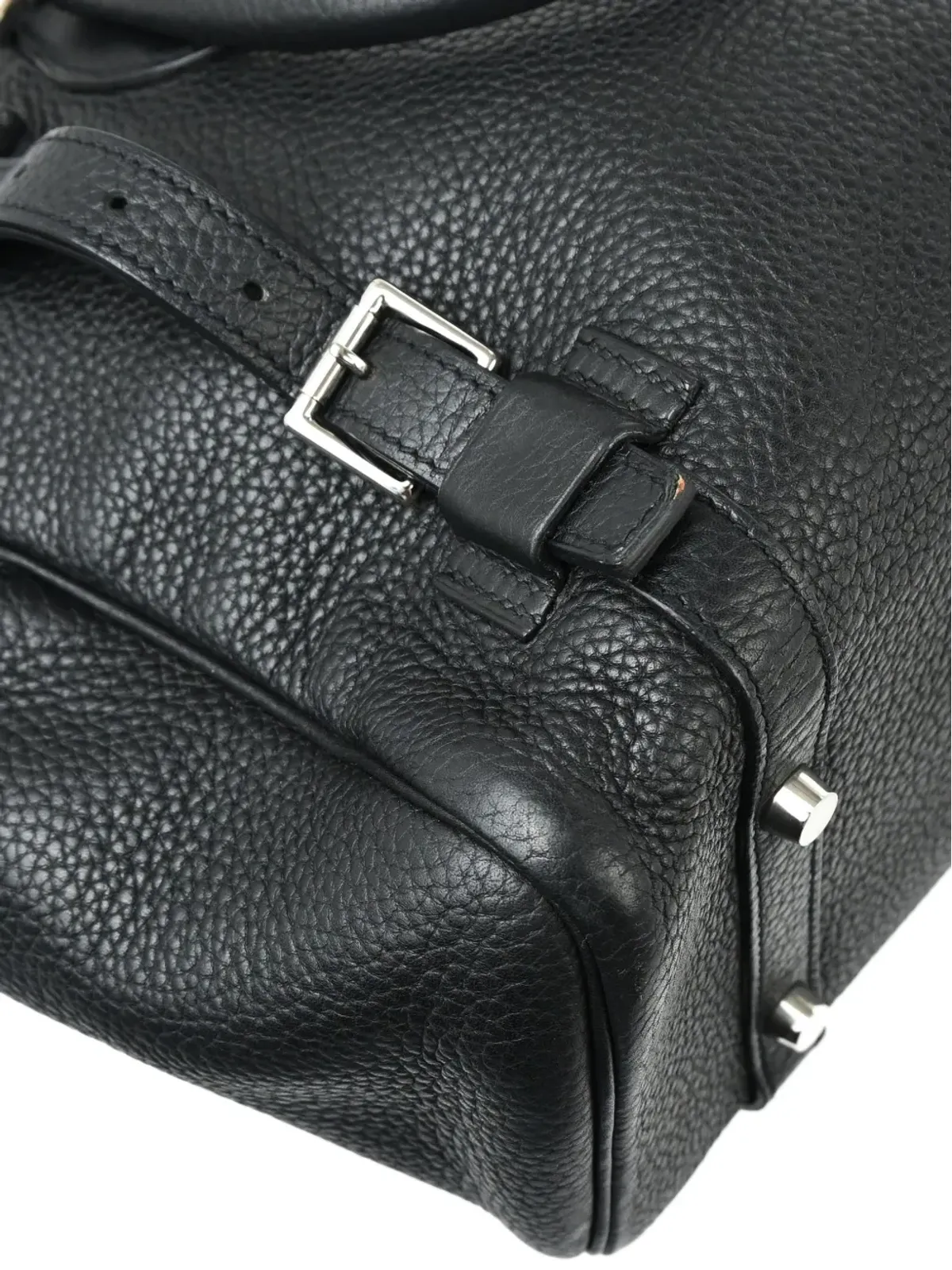 Hermès ビンテージ 2008 Pursangle 31 ハンドバッグ - ブラック - 画像5