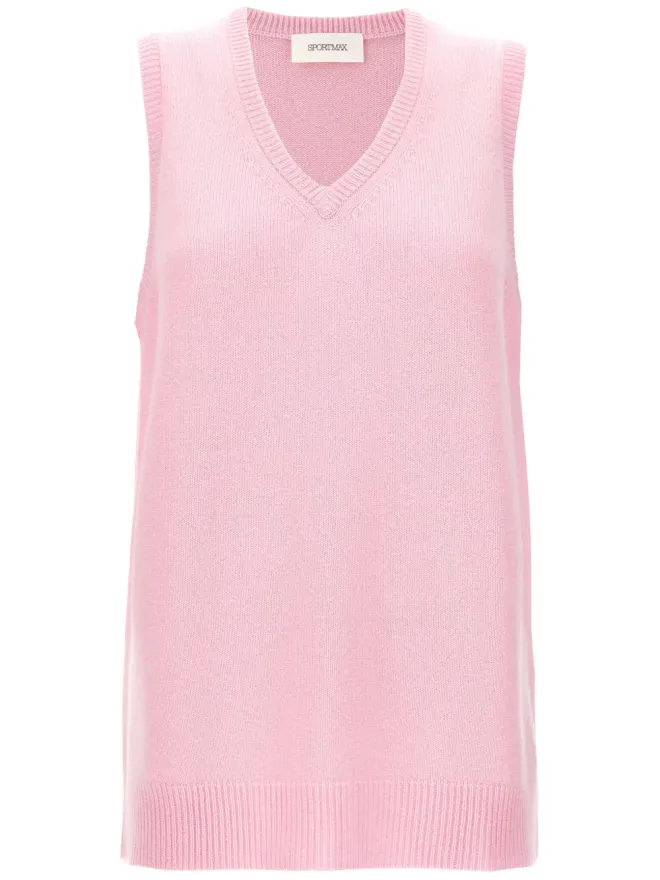 Sportmax Sportmax ギミー ベスト ピンクの商品画像