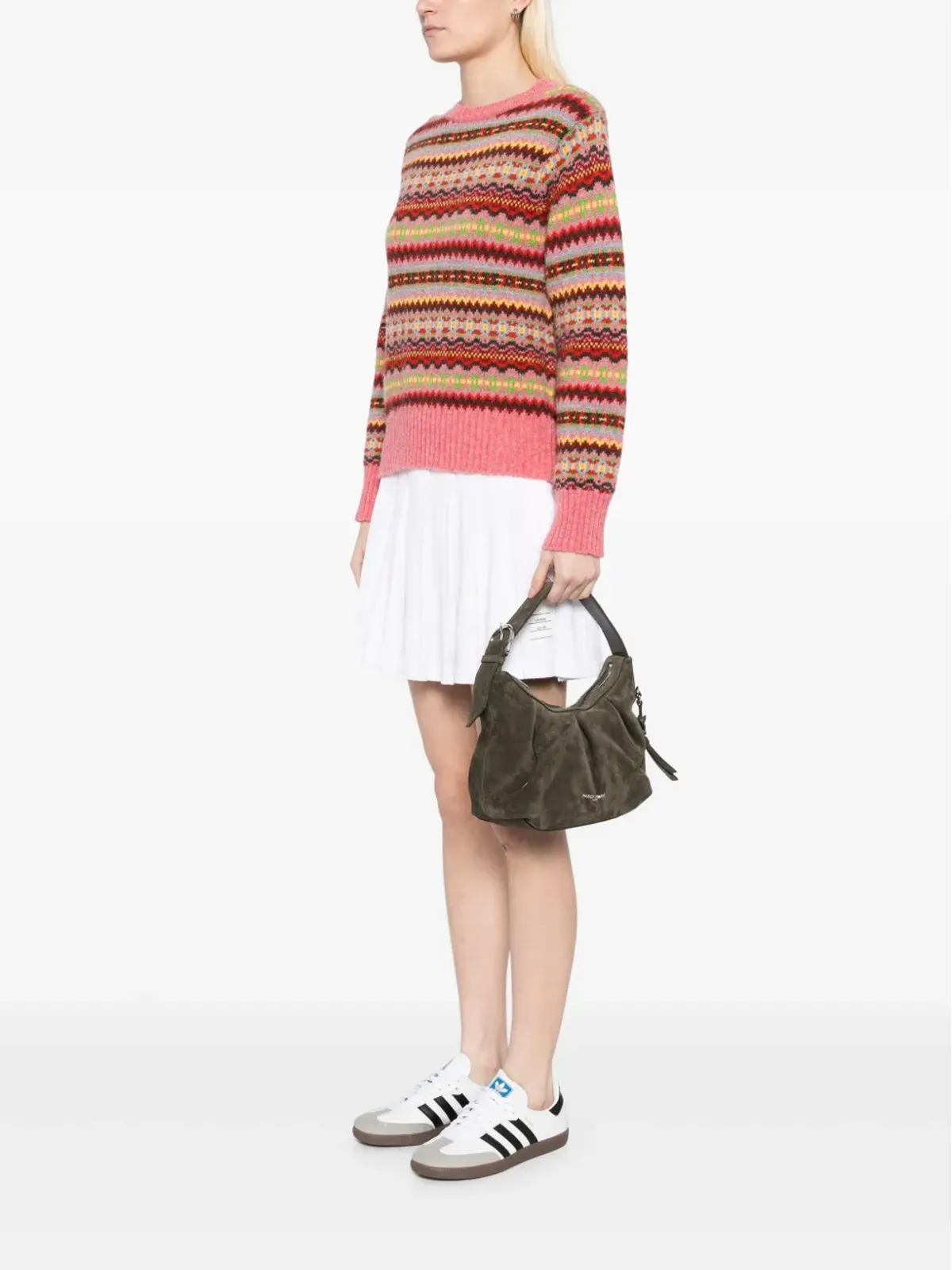 Maison Kitsuné Bloomショルダーバッグ（グリーン） - 画像2