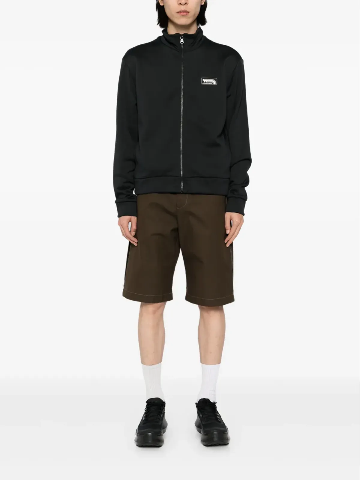 Maison Kitsuné ロゴパッチ ジャケット - 画像2