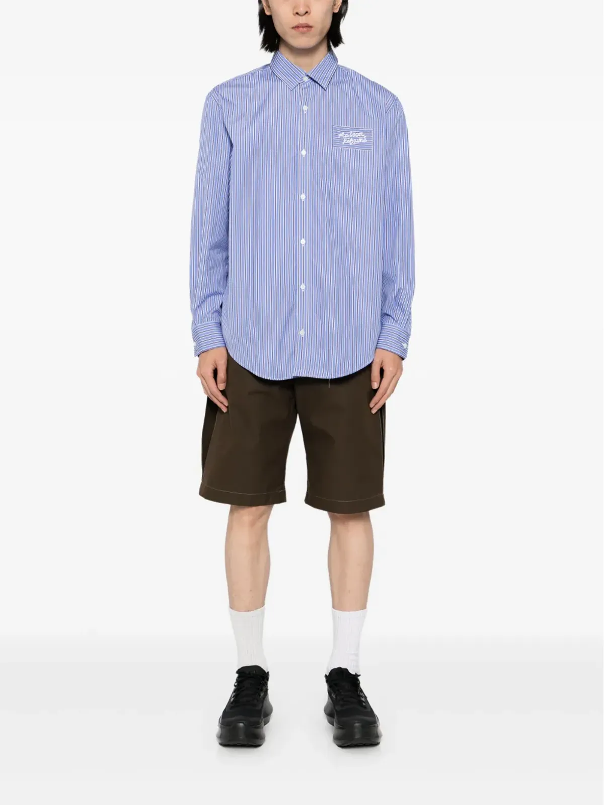 Maison Kitsuné ストライプシャツ - 画像2