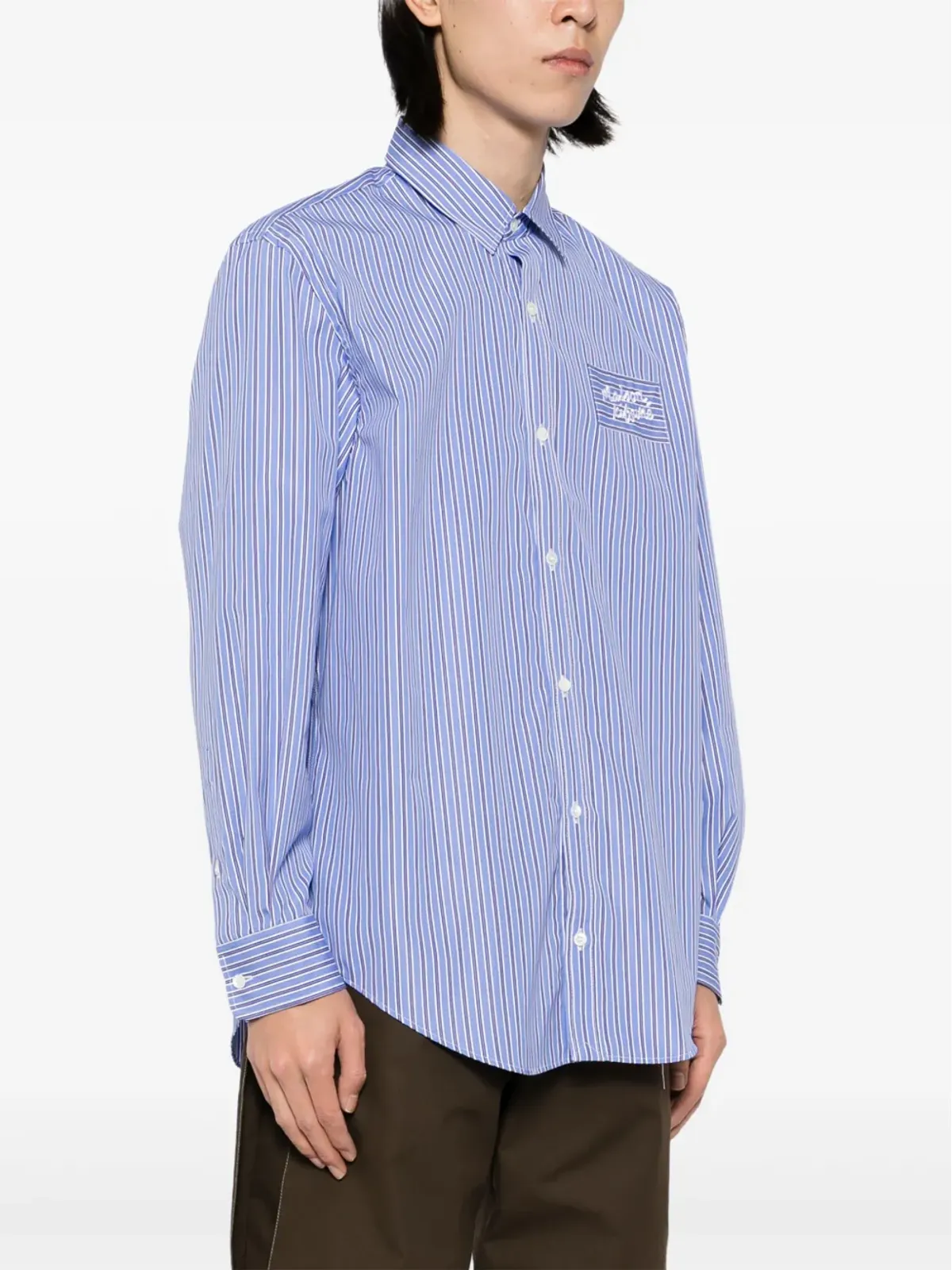 Maison Kitsuné ストライプシャツ - 画像3