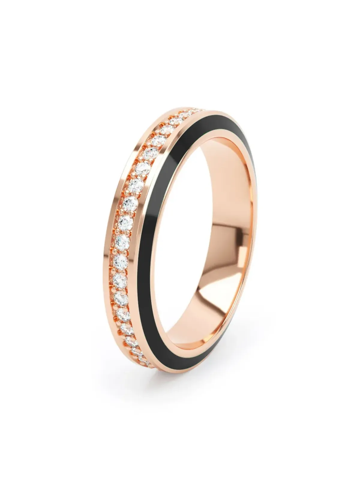 LOEV 18K recycled rose gold エタニティダイヤモンドリング - ピンク - 画像1