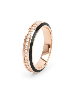 LOEV 18K recycled rose gold エタニティダイヤモンドリング - ピンク - サムネイル1