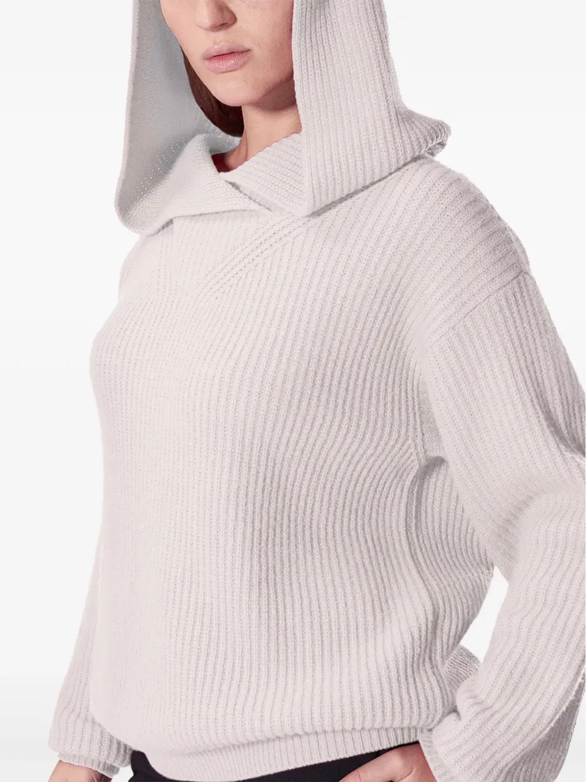 Maccapani ニットフード付きジャンパー - 画像4