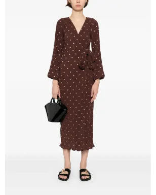 NEVER FULLY DRESSED プリーツ風ラップドレス - サムネイル2