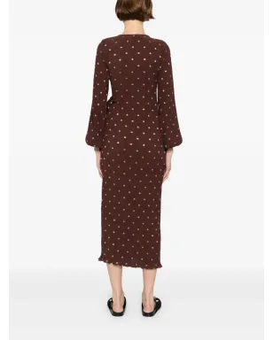 NEVER FULLY DRESSED プリーツ風ラップドレス - サムネイル4