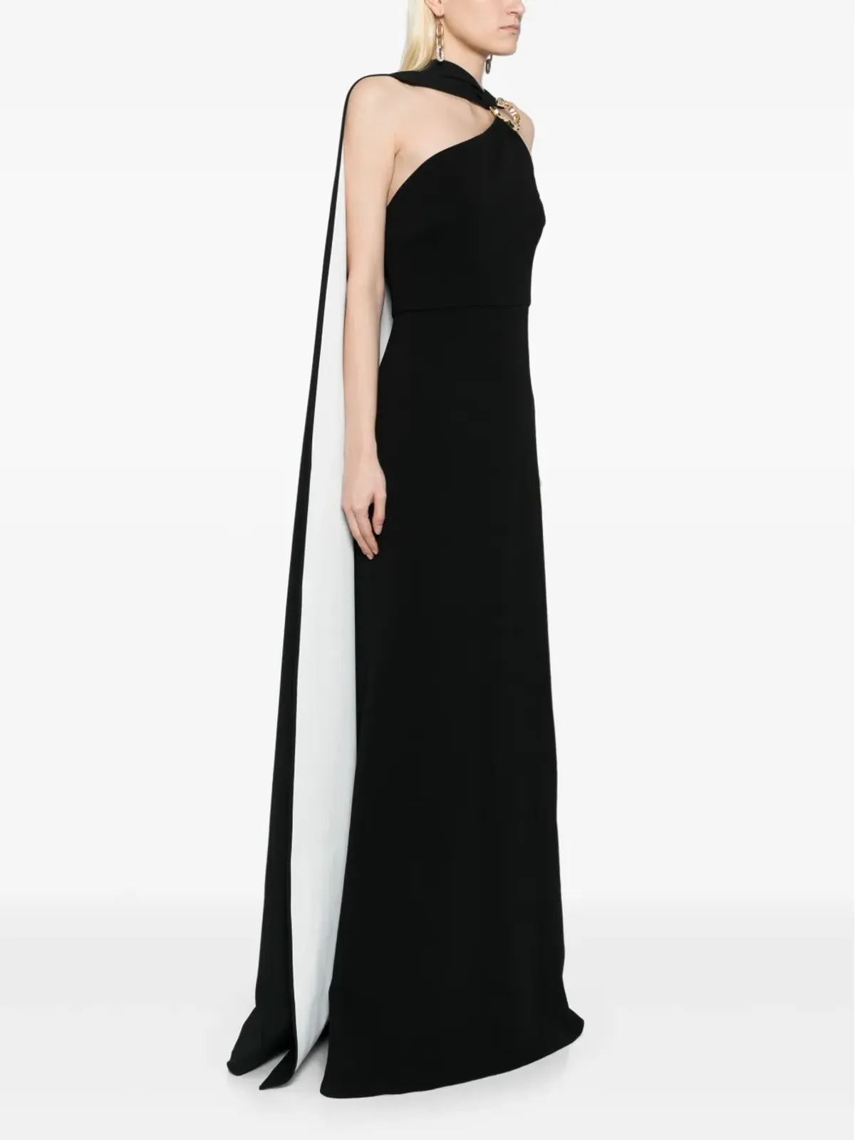 Roland Mouret アシンメトリックエンベリッシュドレス - 画像3