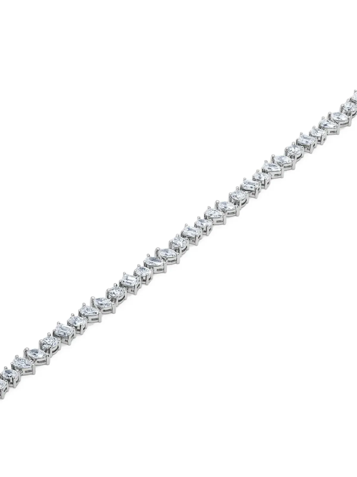 Jewels Aficionado 18Kホワイトゴールド ノヴァ ダイヤモンド ブレスレット - シルバー - 画像4