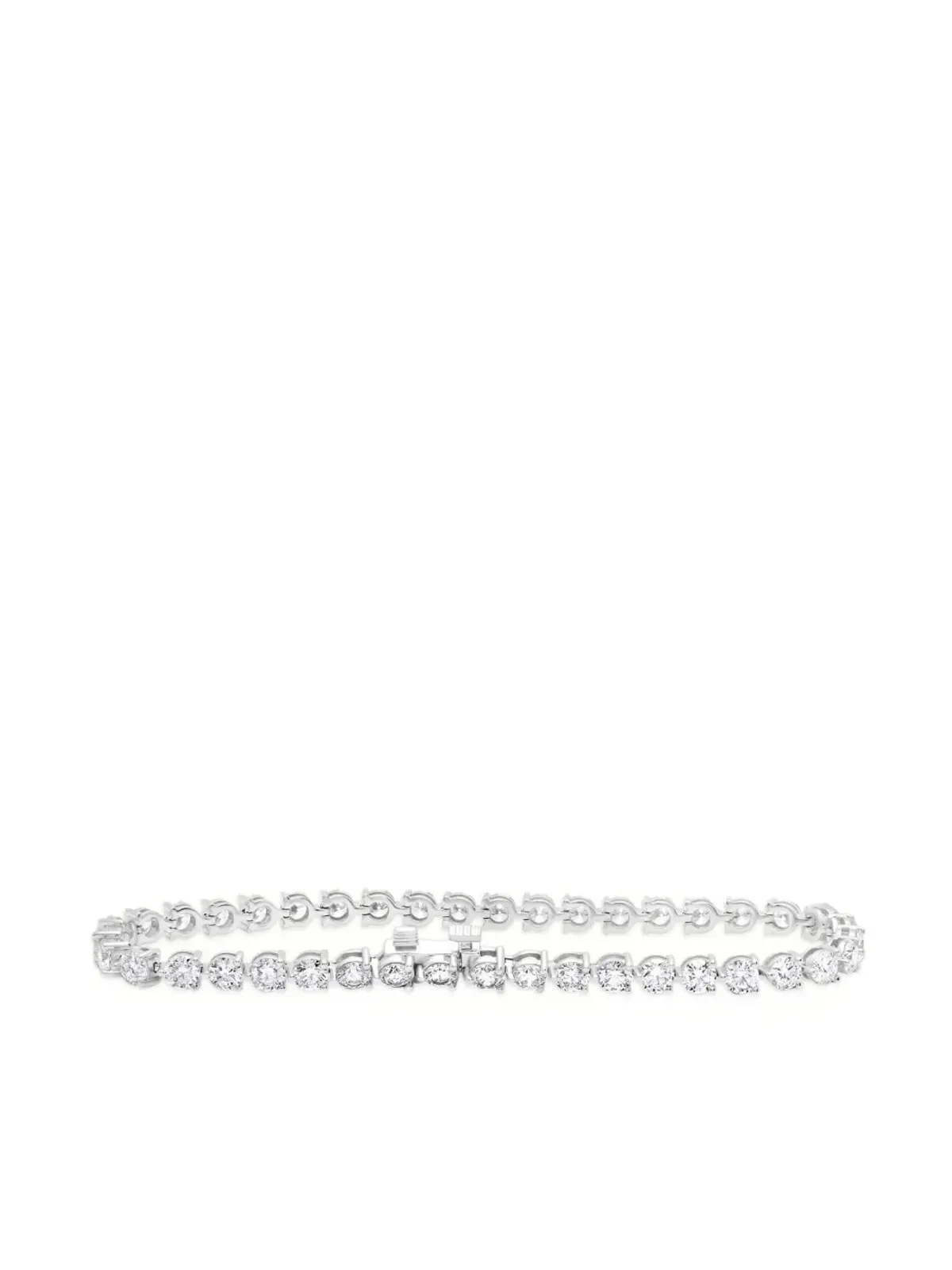 Jewels Aficionado 18Kホワイトゴールド ミニ ルーチェ ダイヤモンド ブレスレット - シルバー - 画像2