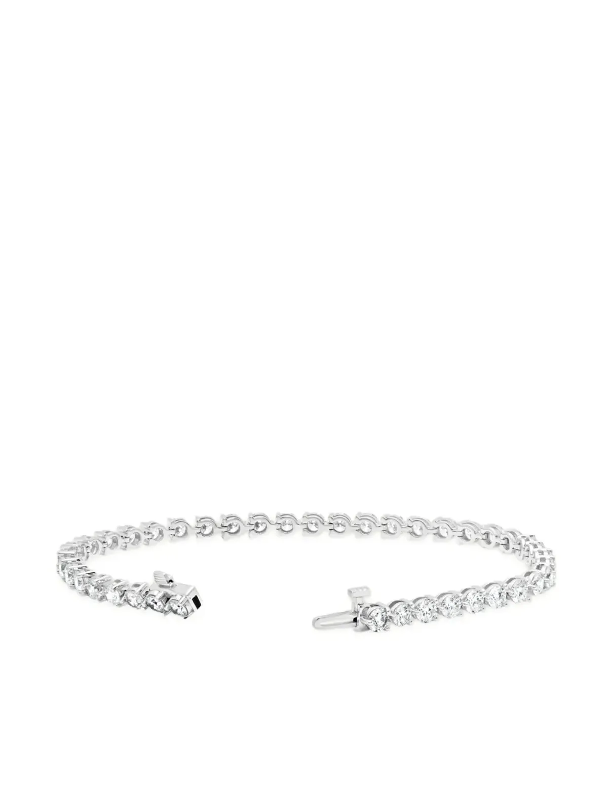 Jewels Aficionado 18Kホワイトゴールド ミニ ルーチェ ダイヤモンド ブレスレット - シルバー - 画像3