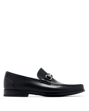 Magnanni ブラッシュド仕上げ ローファー ブラック - サムネイル1