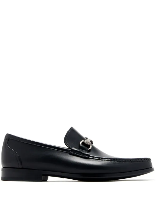 Magnanni Magnanni ブラッシュド仕上げ ローファー ブラックの商品画像