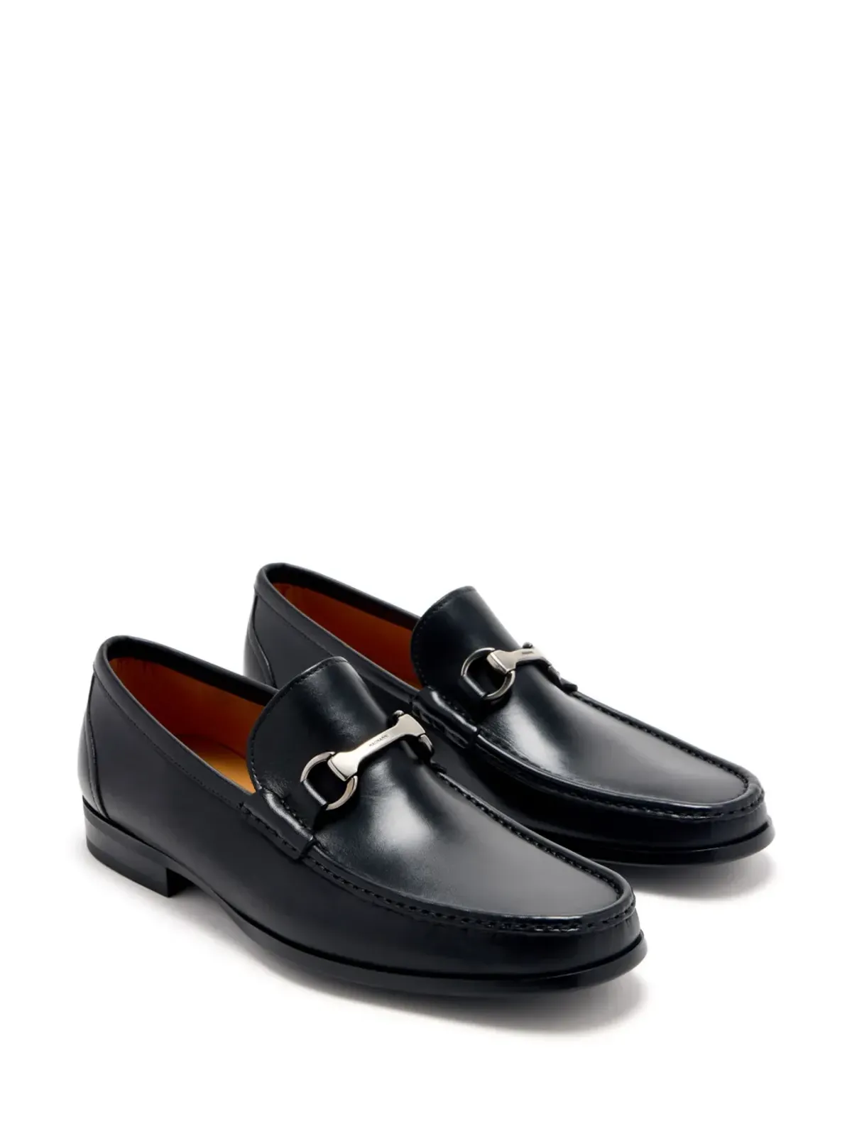 Magnanni ブラッシュド仕上げ ローファー ブラック - 画像2