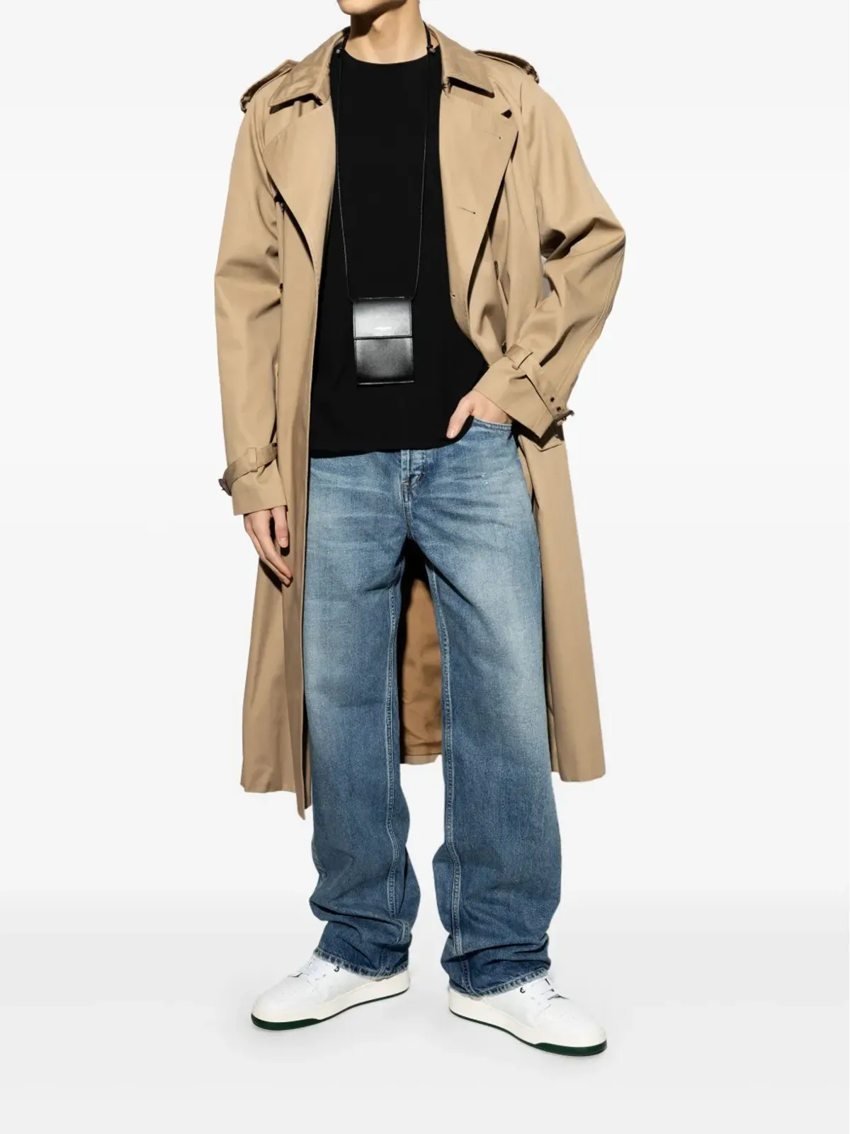 Saint Laurent Lax ハイカットスニーカー - ホワイト - 画像5