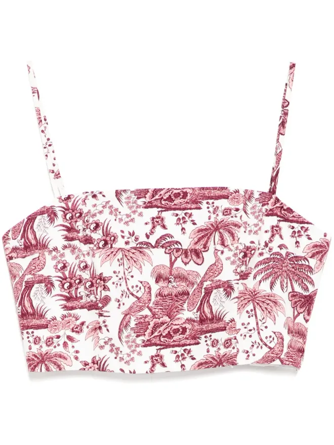 STAUD STAUD フローラルプリント タンクトップの商品画像