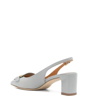 Tod's 50mm ロゴ入りスリングバックパンプス - グレー - サムネイル3