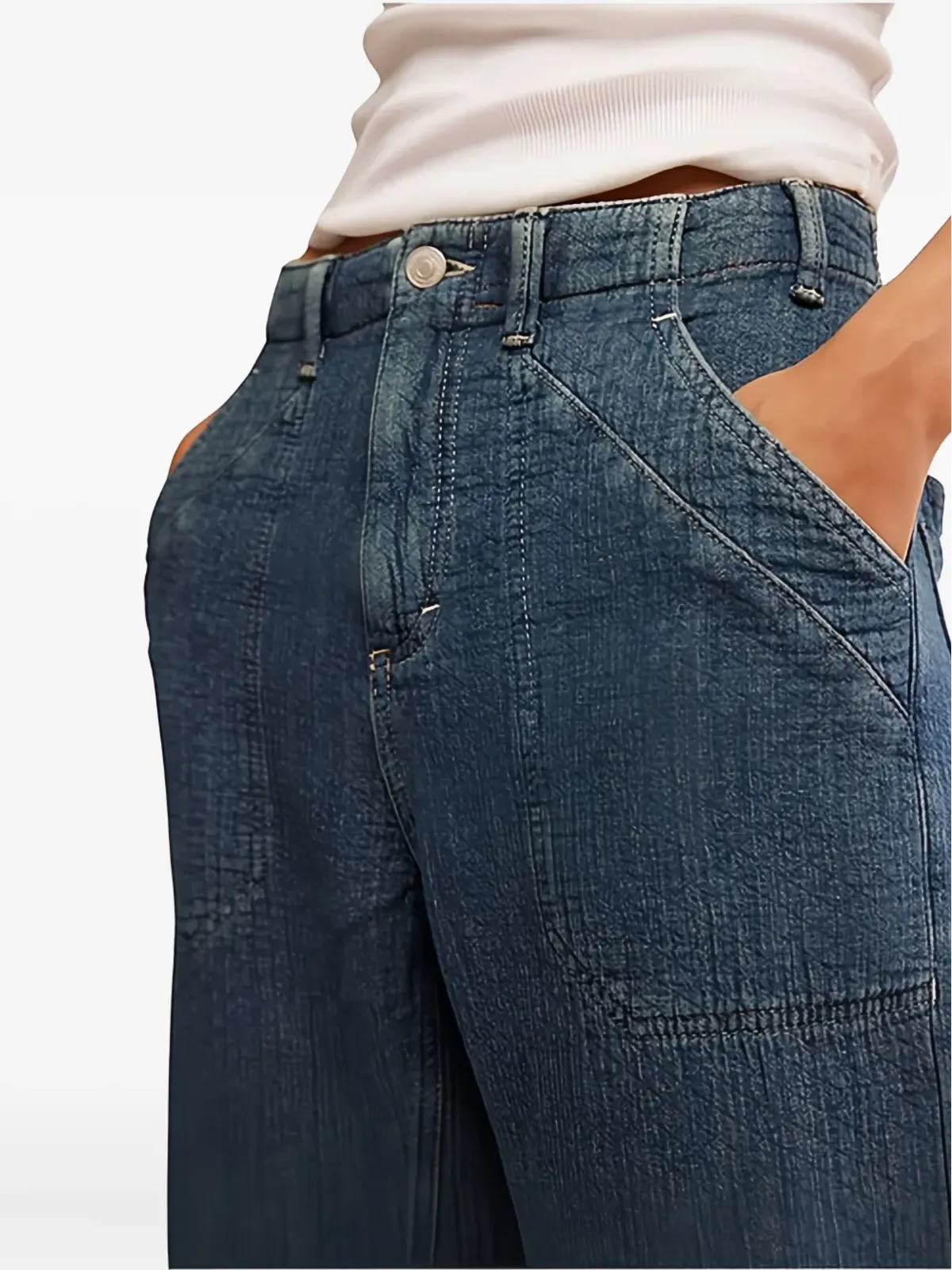 Free People ミッドナイト ヴォヤージュ ジーンズ - 画像4