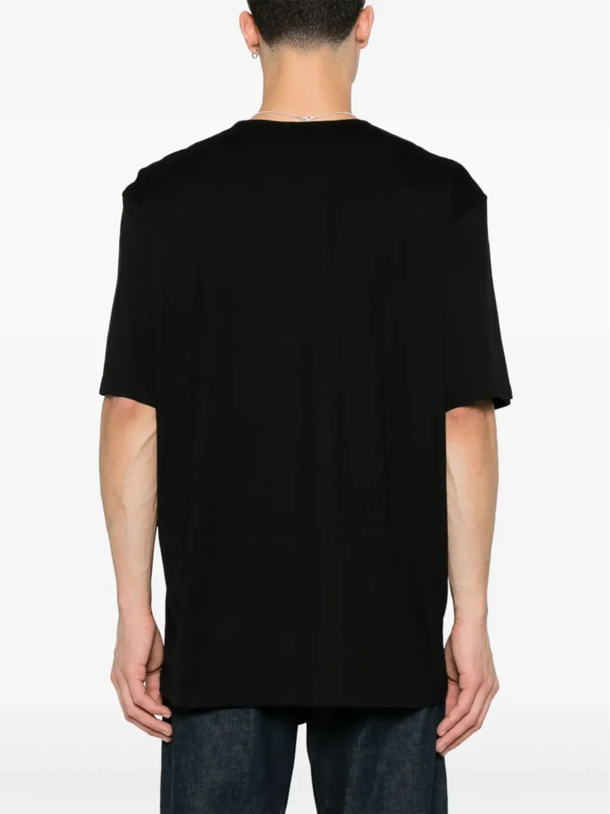LEMAIRE ライトウェイト ジャージー Tシャツ - ブラック - 画像3