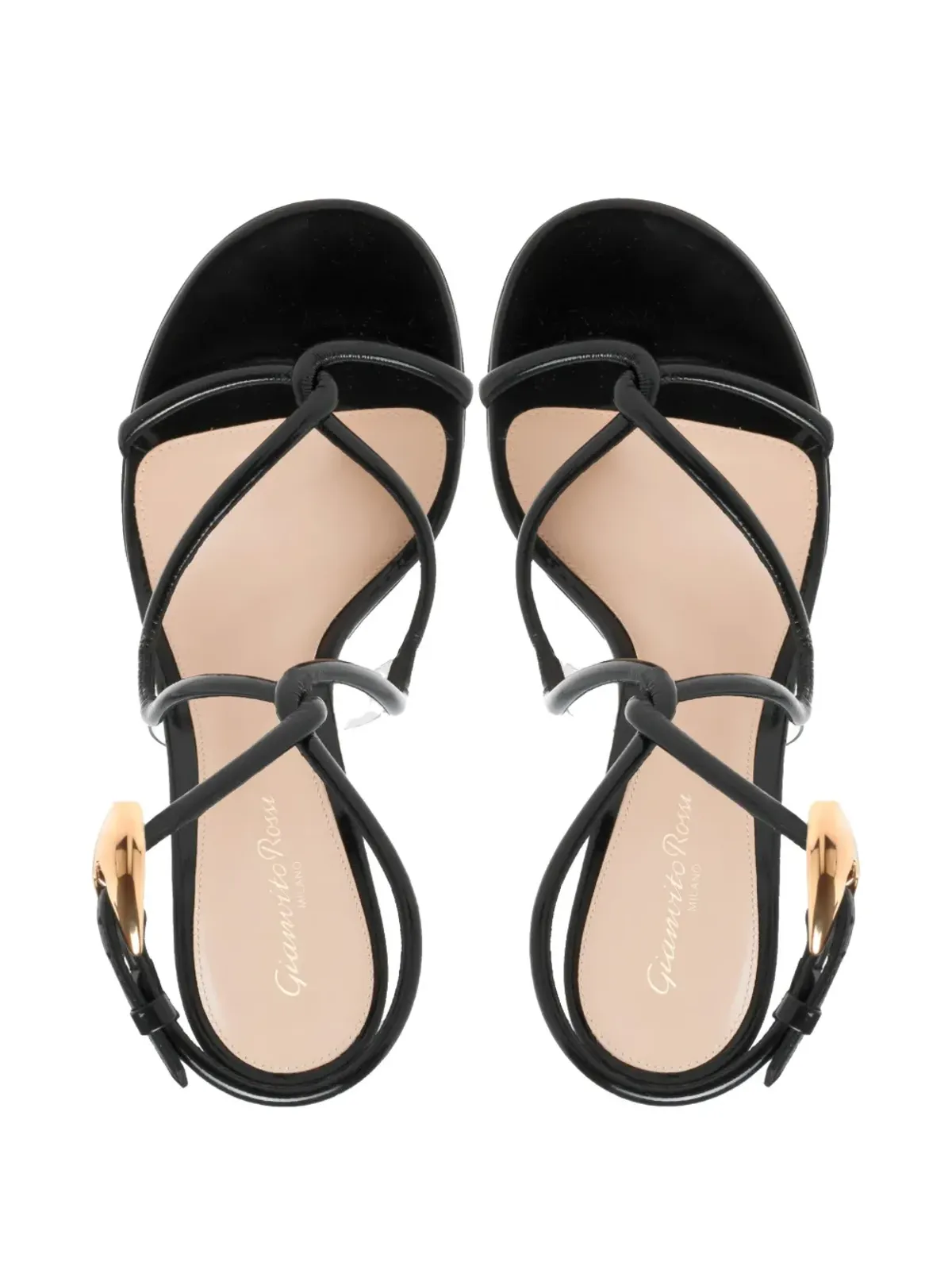 Gianvito Rossi 105mm マンバ サンダル ブラック - 画像4