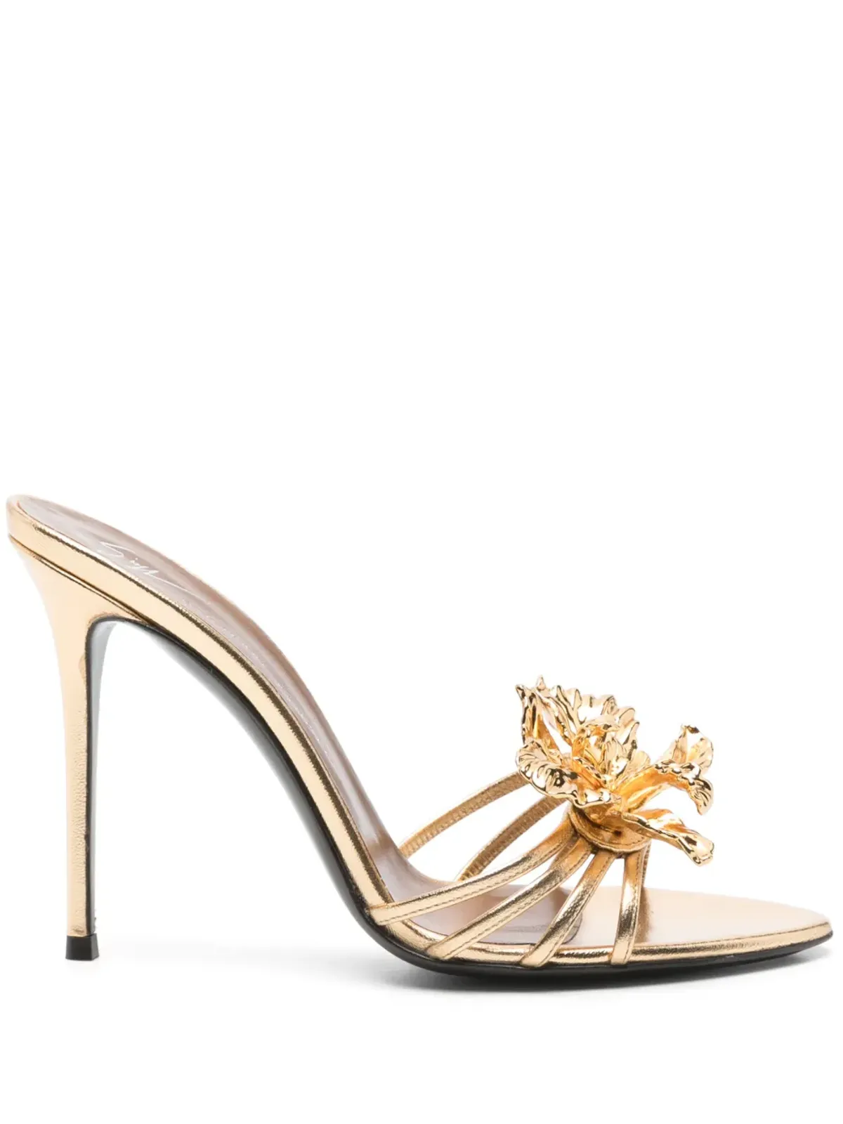 Giuseppe Zanotti オーキッド ミュール - ゴールド - 画像1