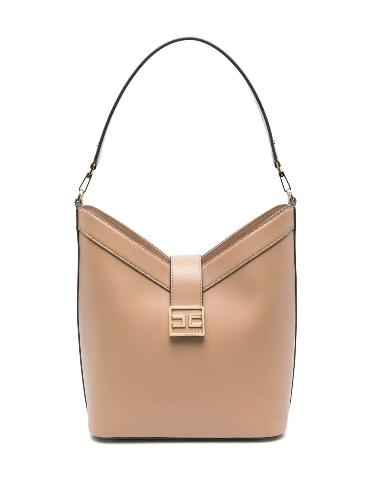 Elisabetta Franchi ロゴバックル ショルダーバッグ - ニュートラルカラー - 画像1