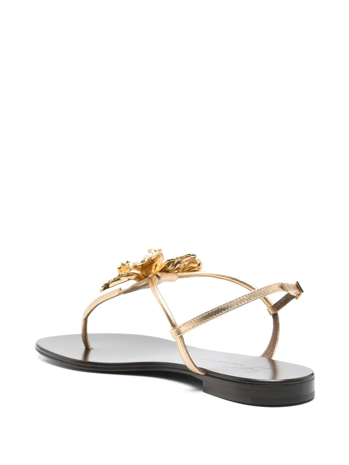 Giuseppe Zanotti オーキッド フラットサンダル - 画像3