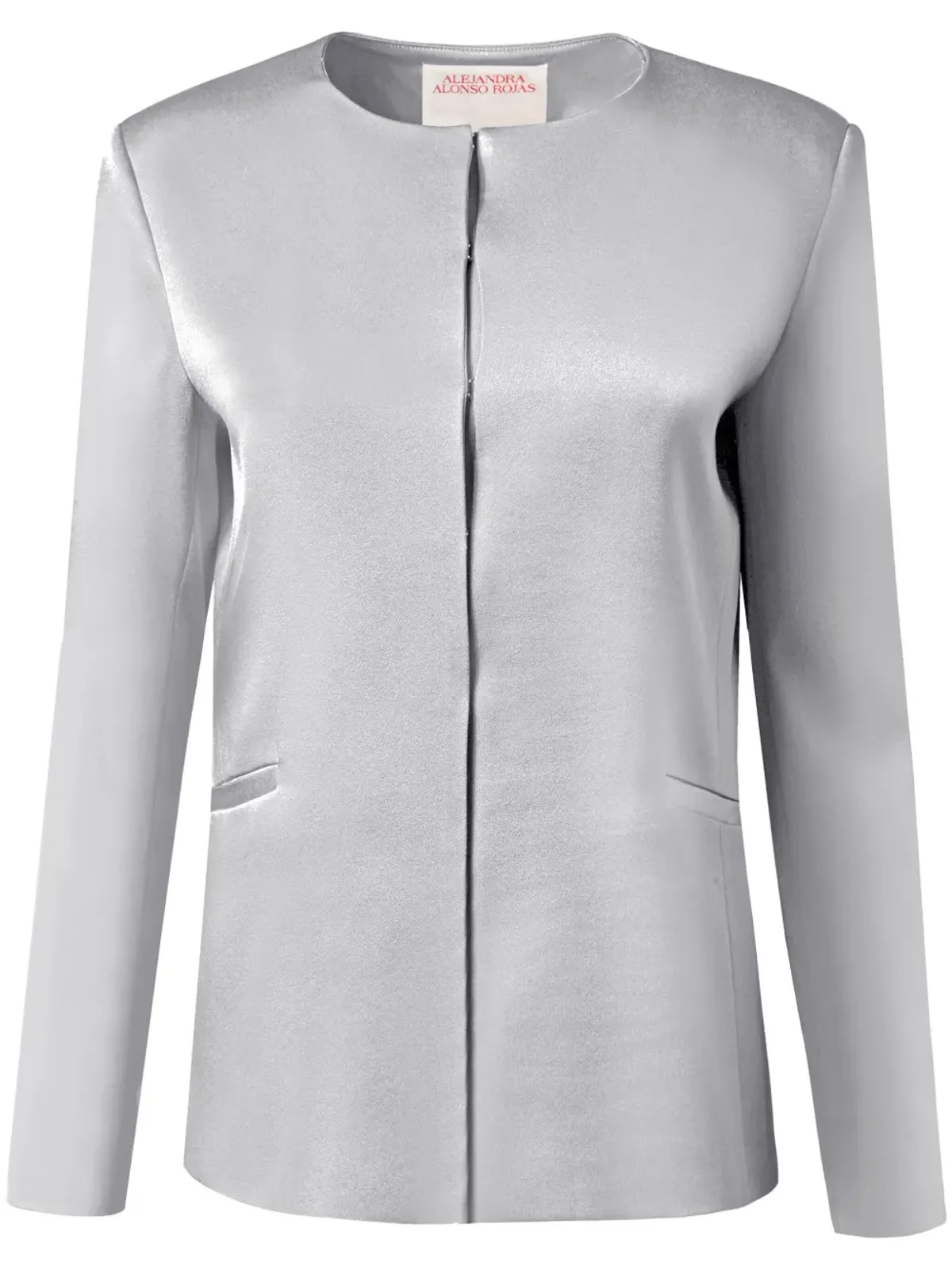 Alejandra Alonso Rojas サテンフィットジャケット - 画像1
