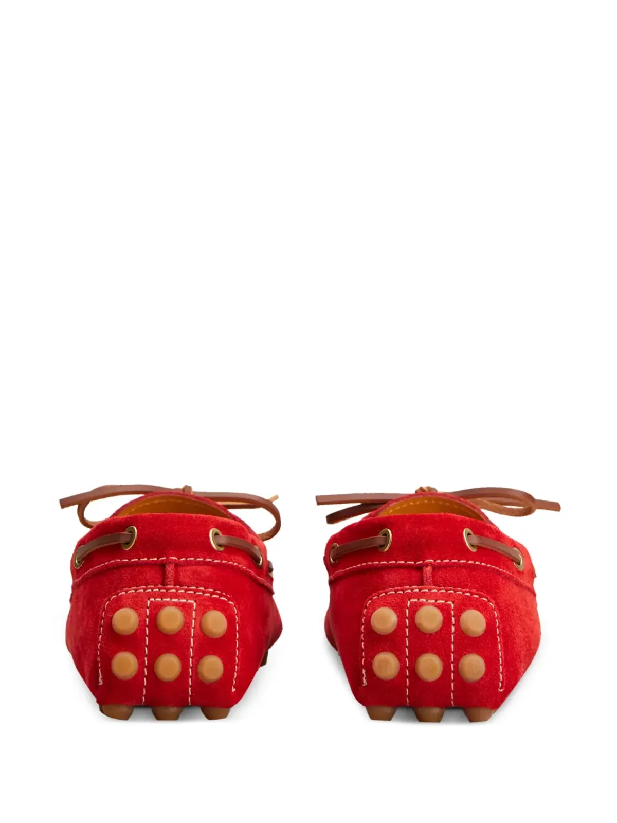 Tod's Boat Gommino Bubble ローファー レッド - 画像3