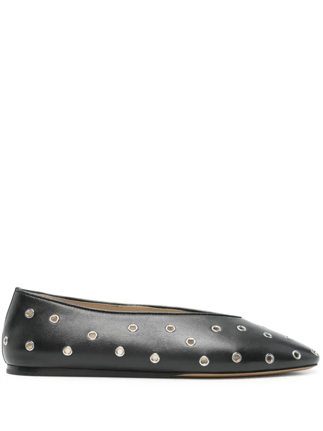 Le Monde Beryl Le Monde Beryl Regency ballet flats - Blackの商品画像