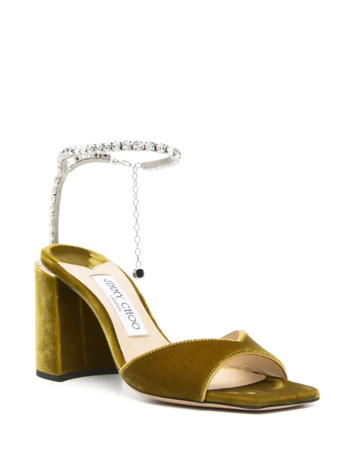 Jimmy Choo Saeda サンダル ビンテージ イエロー - 画像2