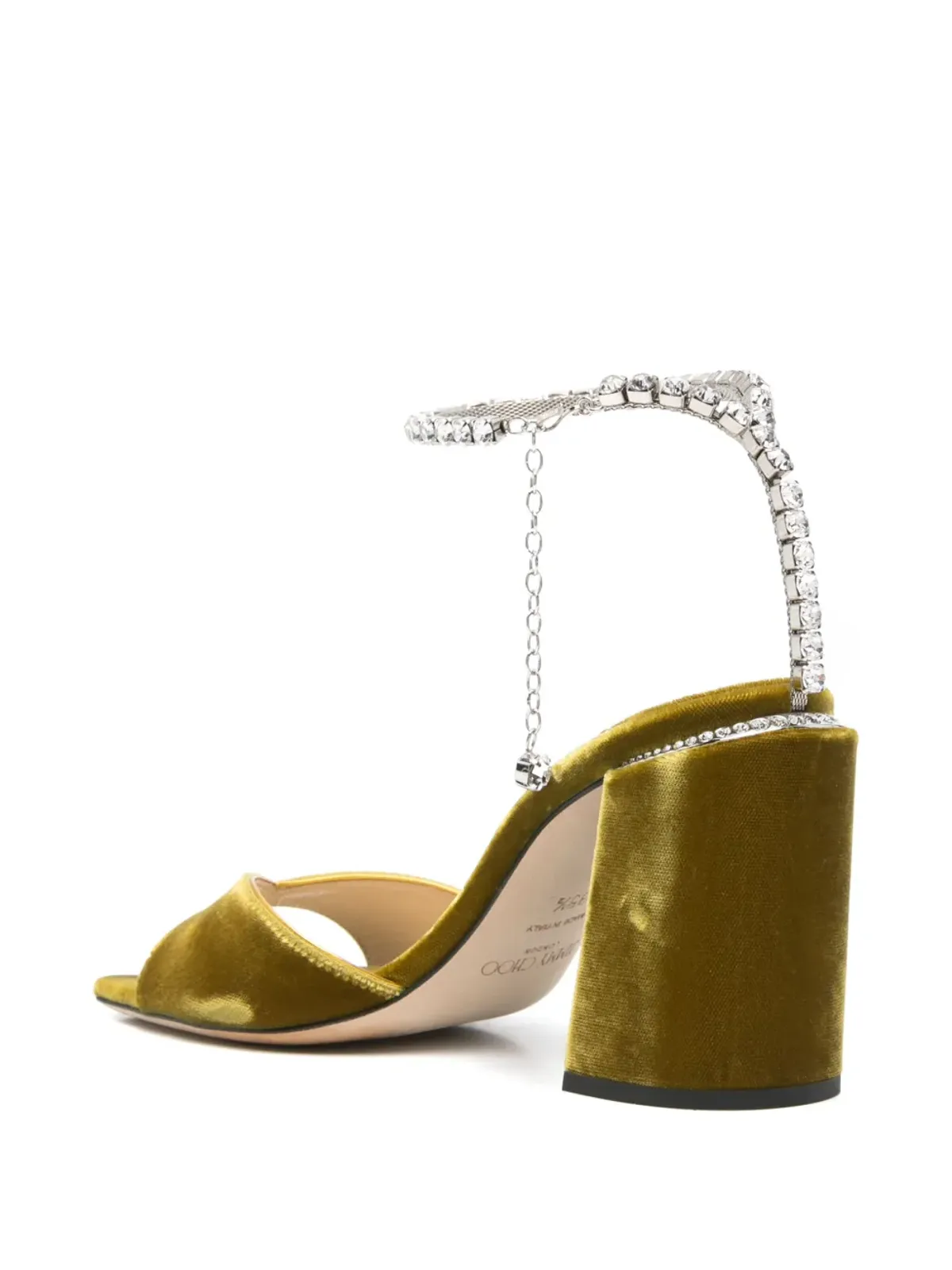 Jimmy Choo Saeda サンダル ビンテージ イエロー - 画像3
