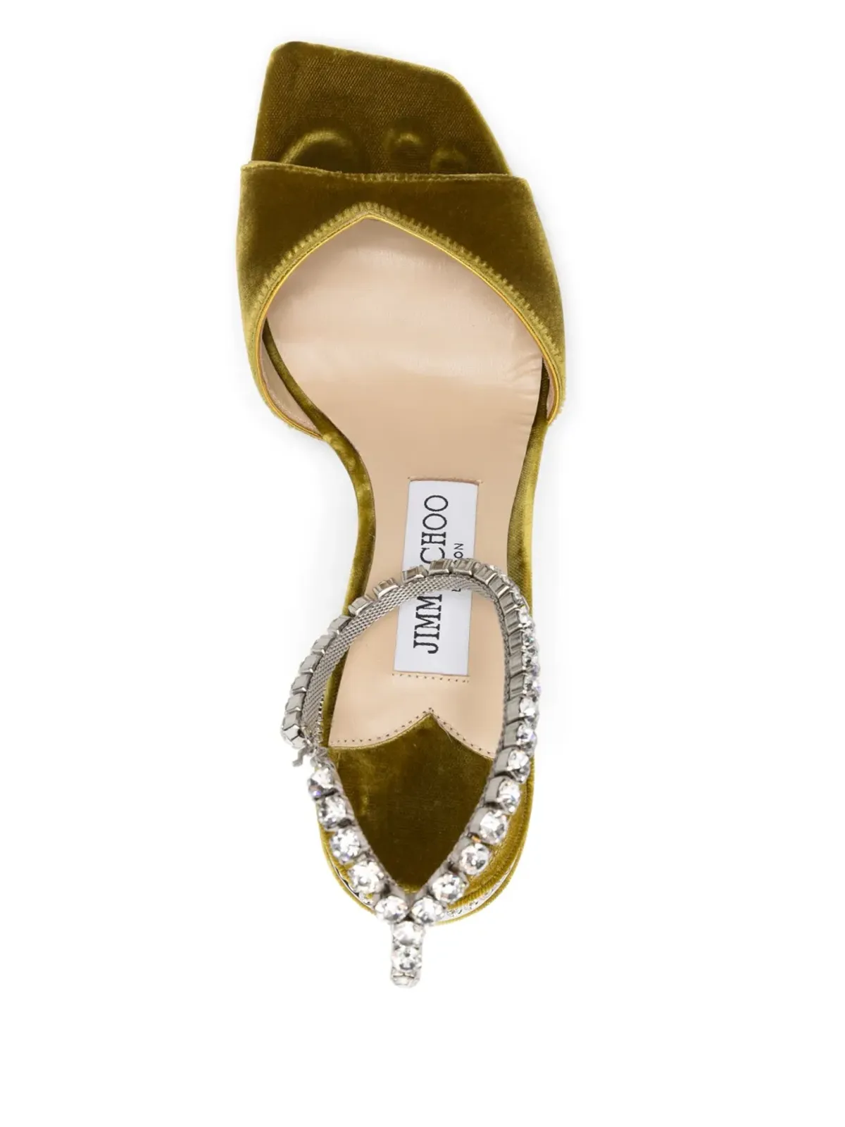 Jimmy Choo Saeda サンダル ビンテージ イエロー - 画像4