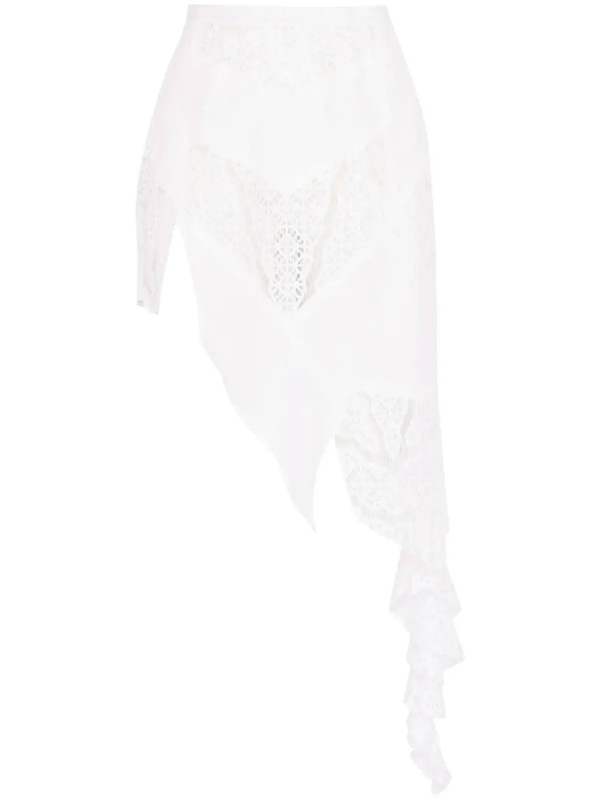 Amir Slama x Jade Picon アシンメトリースカート - White - 画像1