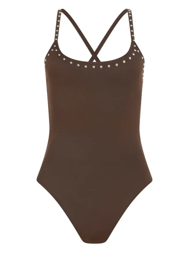 Let's Swim Let's Swim スタッズ付きワンピース水着の商品画像