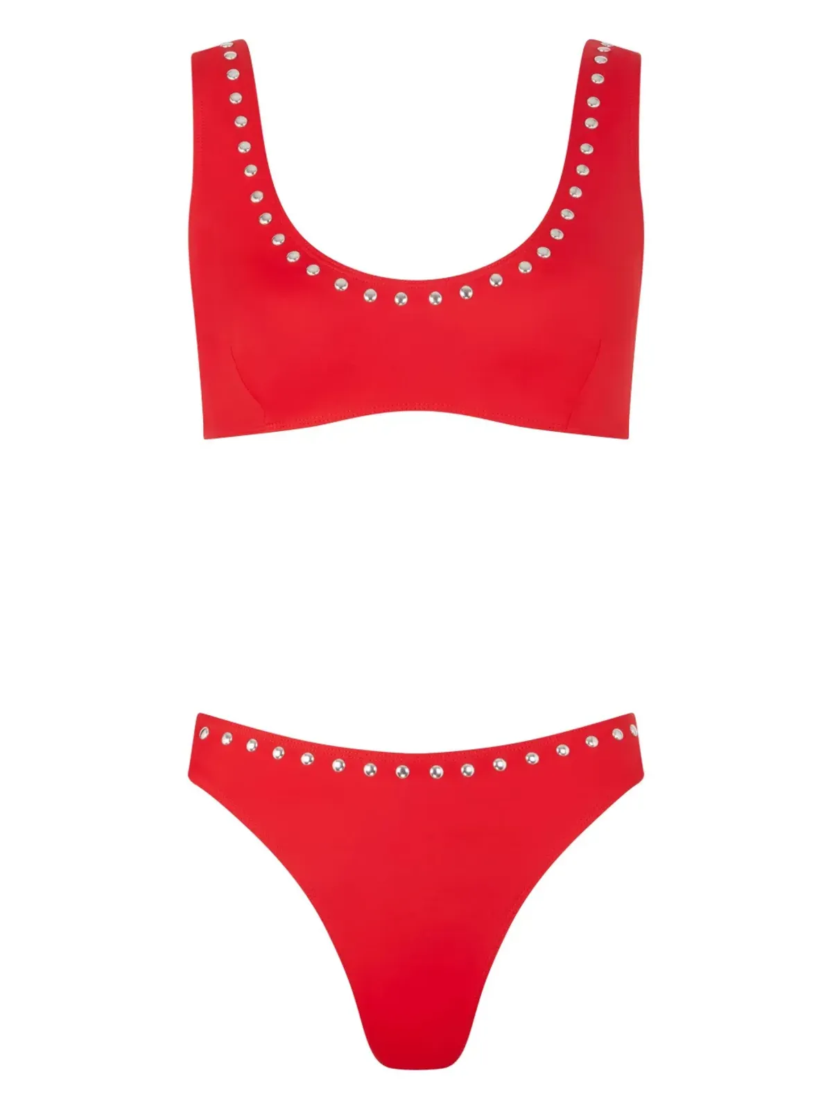 Let's Swim スタッズ付きビキニトップ - 画像3