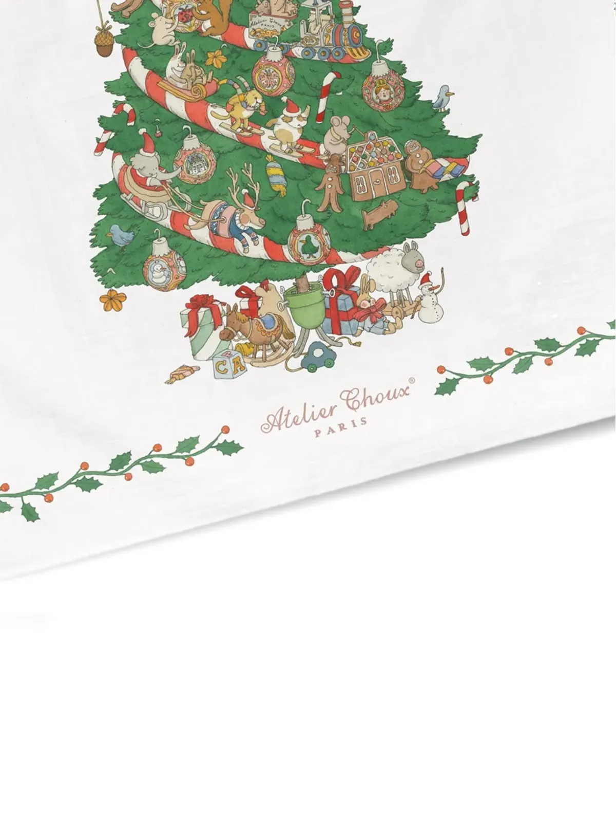 Atelier Choux クリスマスモーニングプリント ブランケット - 画像2