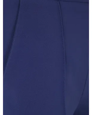 Elisabetta Franchi ロゴプレートパンツ ブルー - サムネイル3