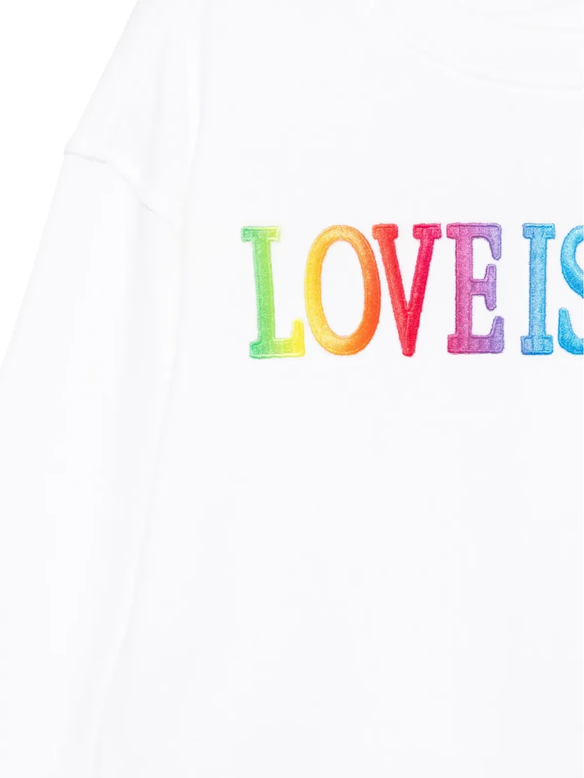 Alberta Ferretti Kids 刺繍ロゴTシャツ - 画像3