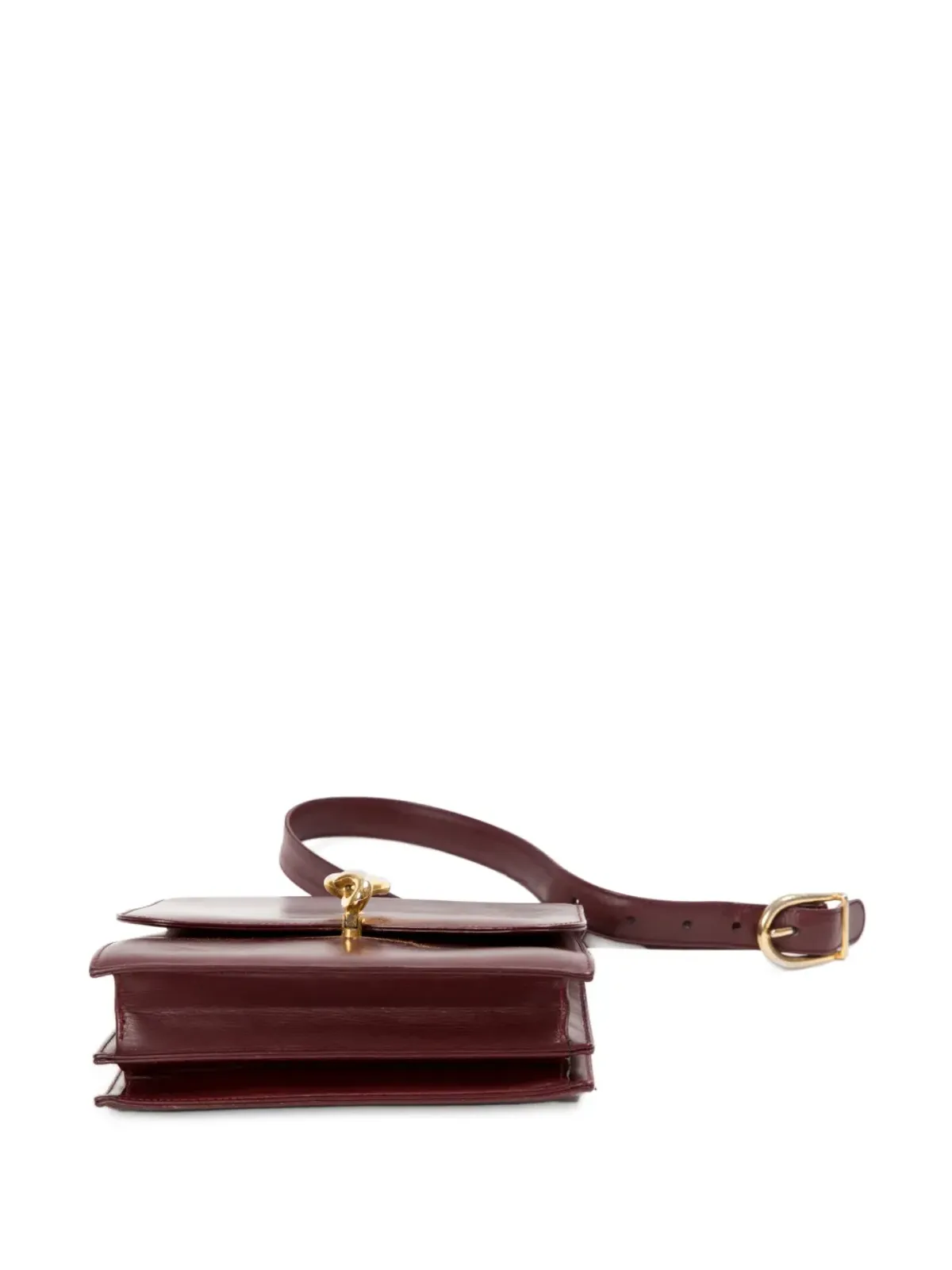 Gucci ビンテージ 1975年頃 レザー ショルダーバッグ - レッド - 画像5