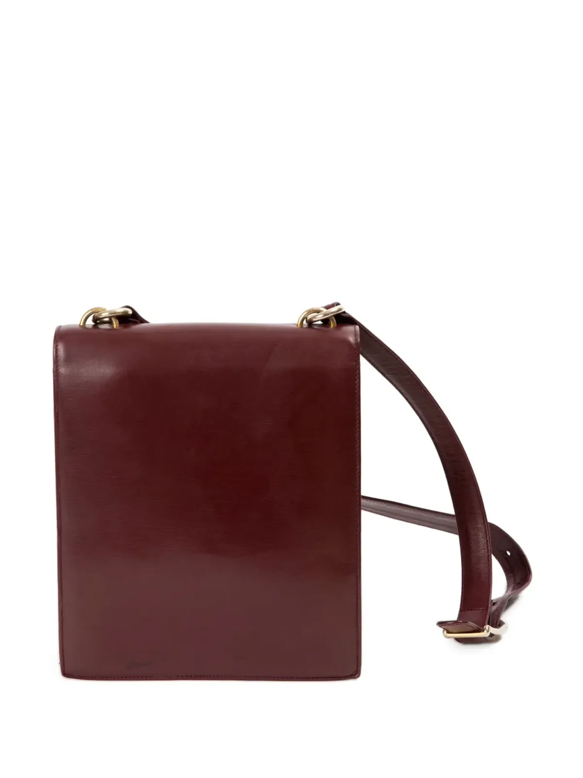Gucci ビンテージ 1975年頃 レザー ショルダーバッグ - レッド - 画像4