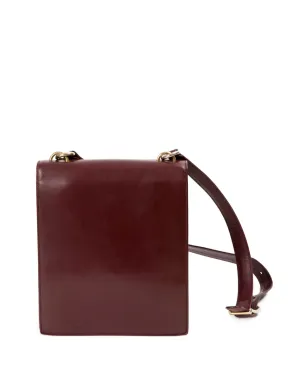 Gucci ビンテージ 1975年頃 レザー ショルダーバッグ - レッド - サムネイル4