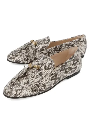 Tod's 蛇柄 ローファー - Neutrals - サムネイル1