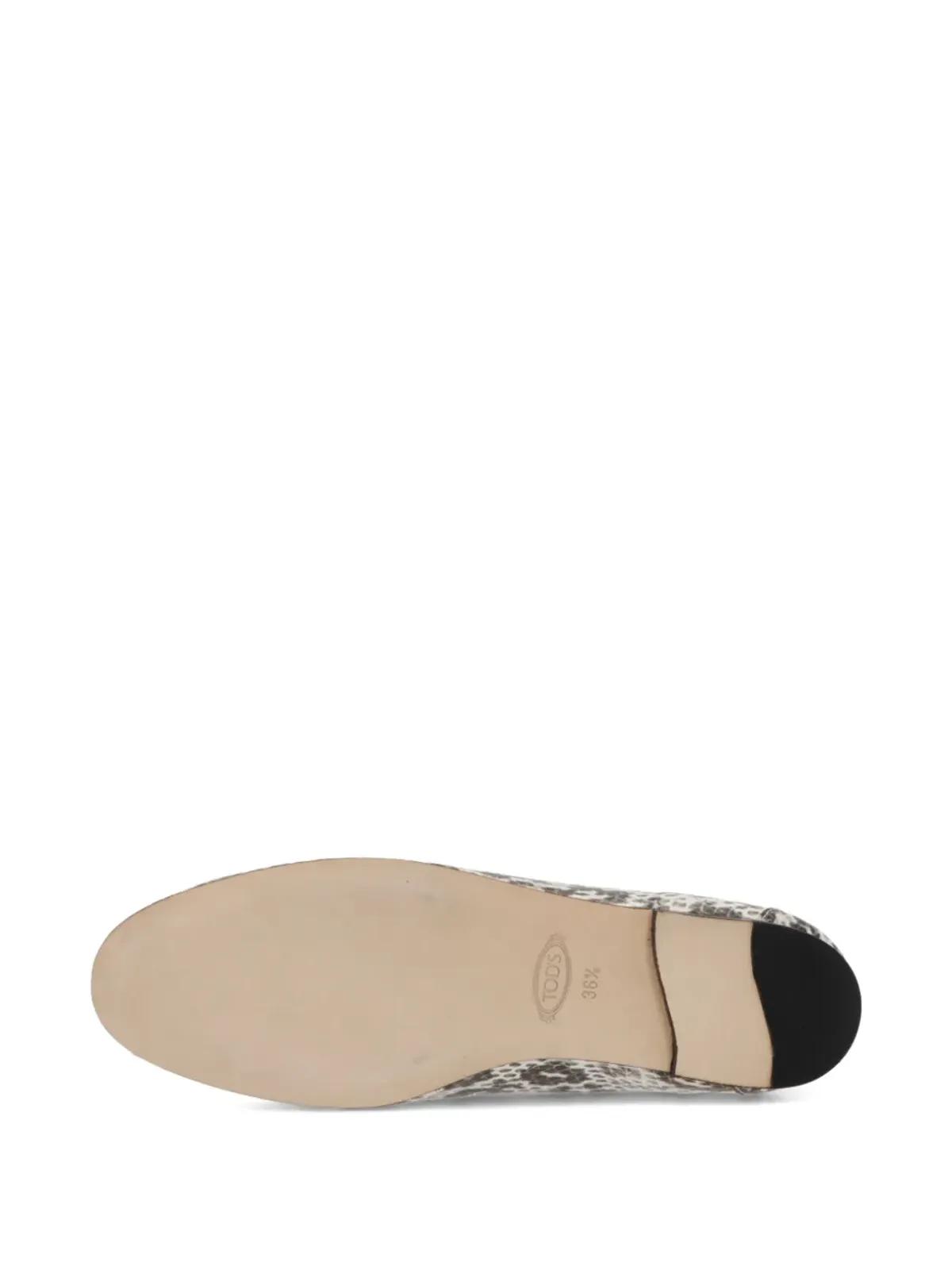 Tod's 蛇柄 ローファー - Neutrals - 画像4