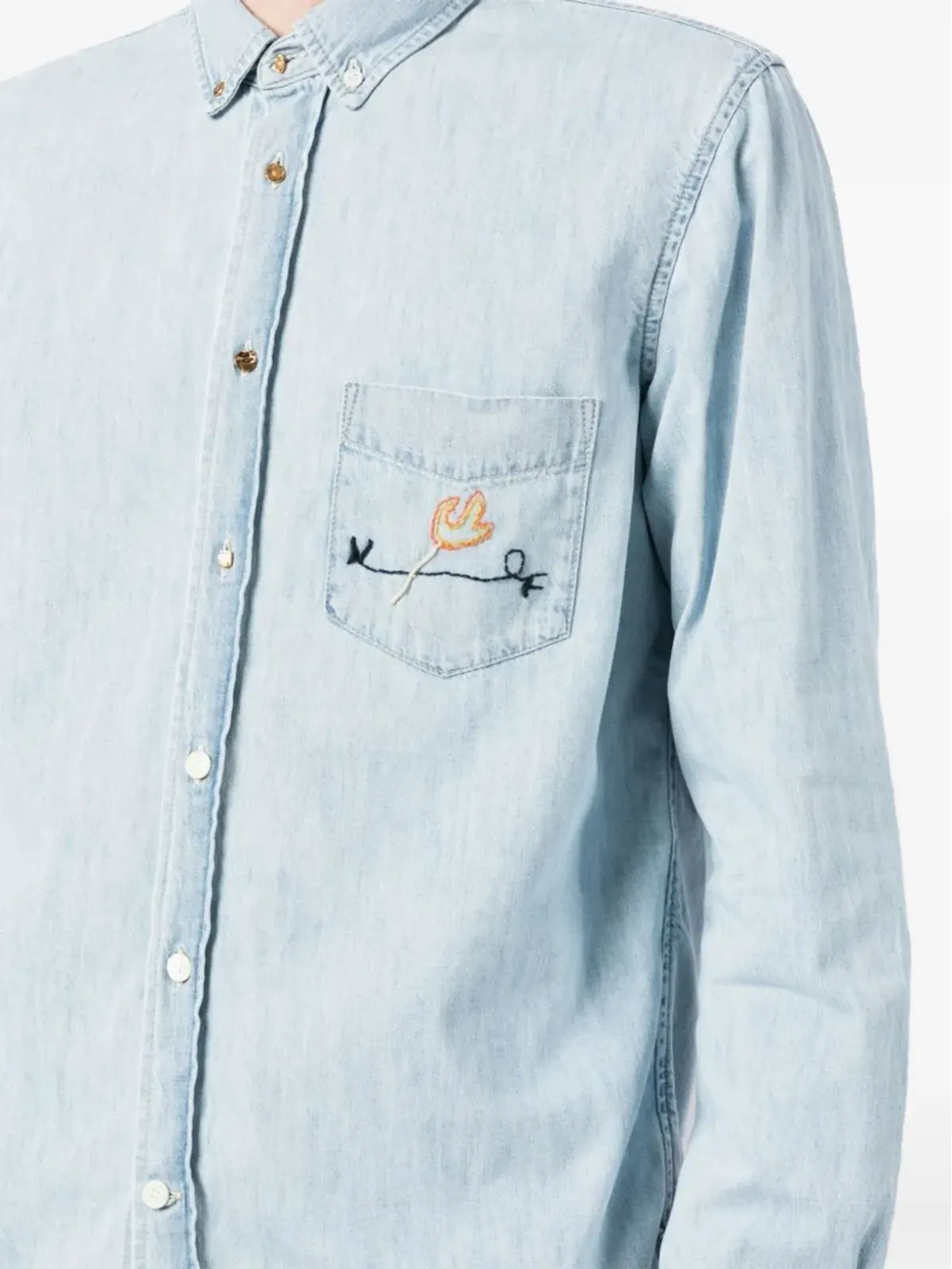 Nick Fouquet 刺繍シャツ - 画像5