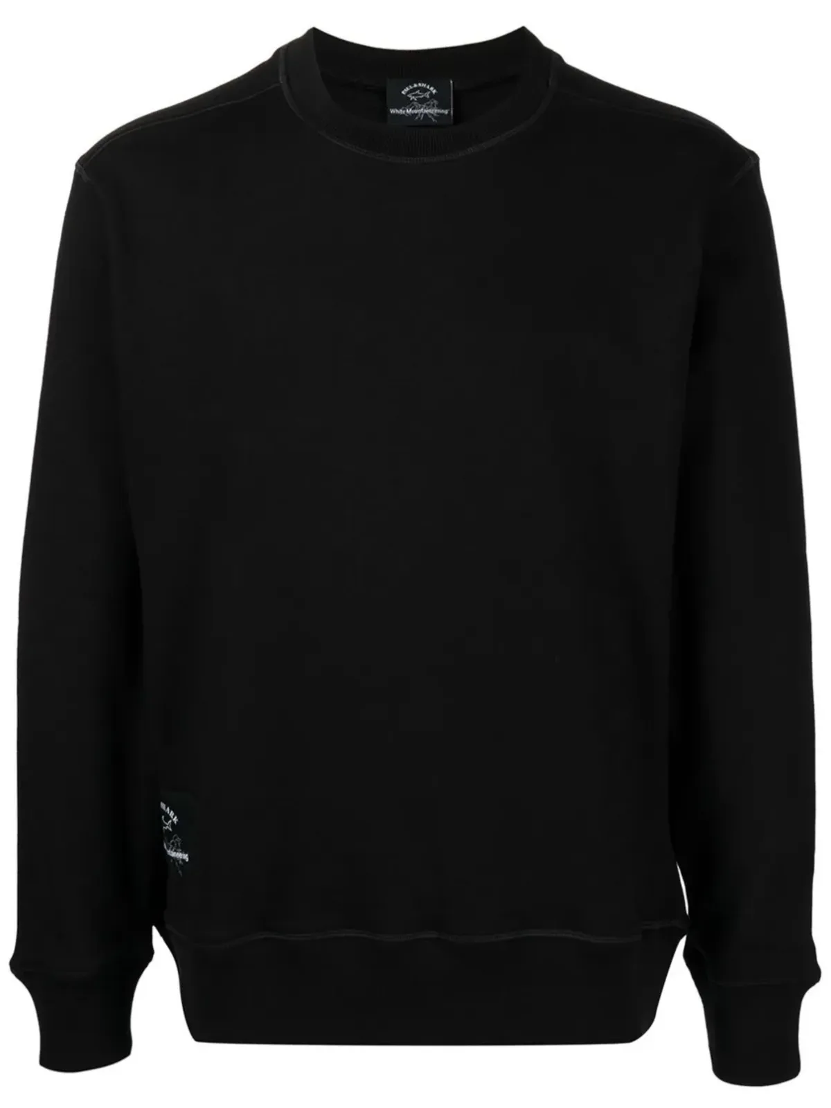 White Mountaineering x Paul & Shark ロゴプリント スウェットシャツ - ブラック - 画像1