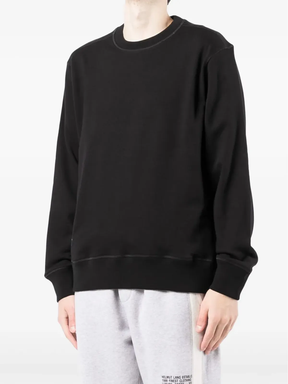 White Mountaineering x Paul & Shark ロゴプリント スウェットシャツ - ブラック - 画像4
